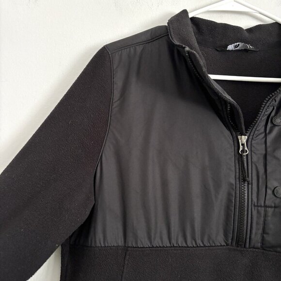 The North Face Black 1/2 Zip Fleece Pullover Jacket Women’s Size Large - Picture 6 of 8